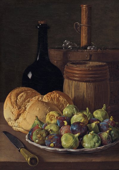 Nature morte avec figues et pain - Luis Egidio Melendez